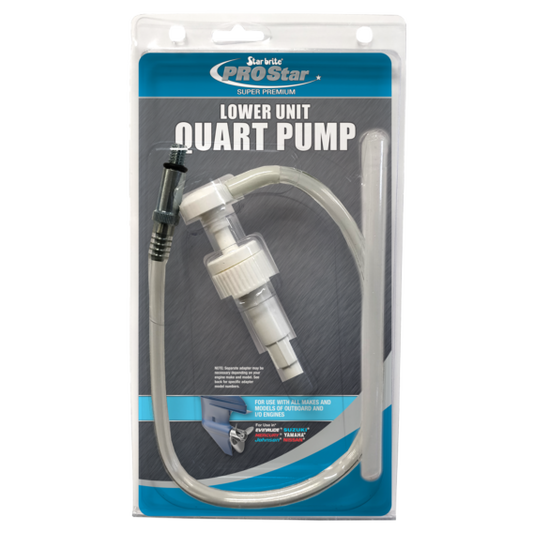 Lower Unit Quart Pump & Lube Tube with optional adapter